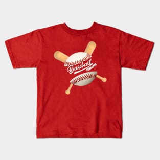 Baseball Mum - Baseball Lovers Kids T-Shirt